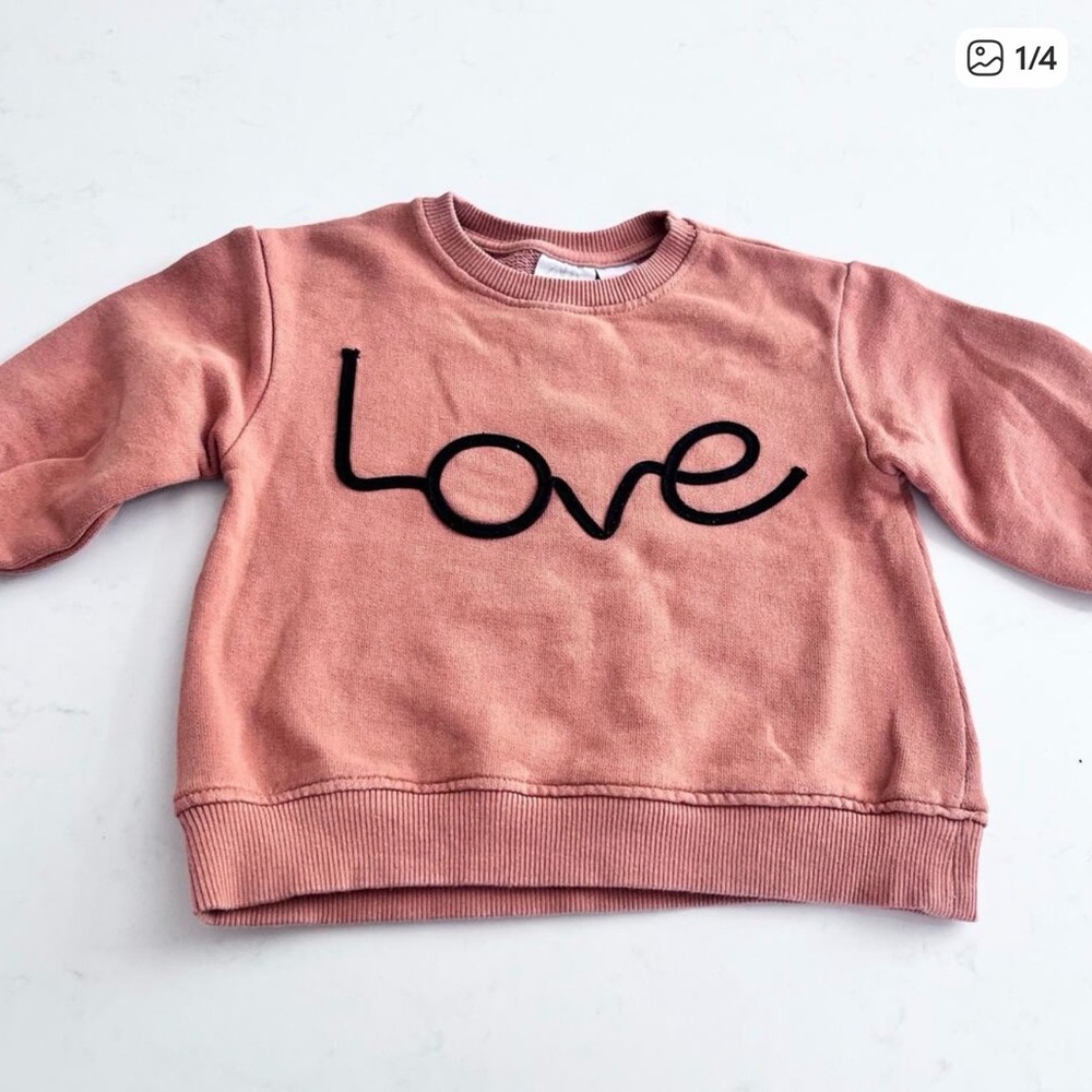 Zara unisex boy girl graphic sweatshirt size 12-18 months